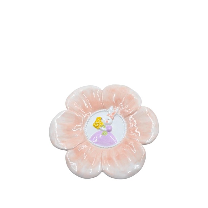 PIATTO FIORE CERAMICA - CM.25